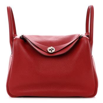 hermes rouge garance lindy|Hermes Taurillon Clemence Lindy 30 Rouge Garance .